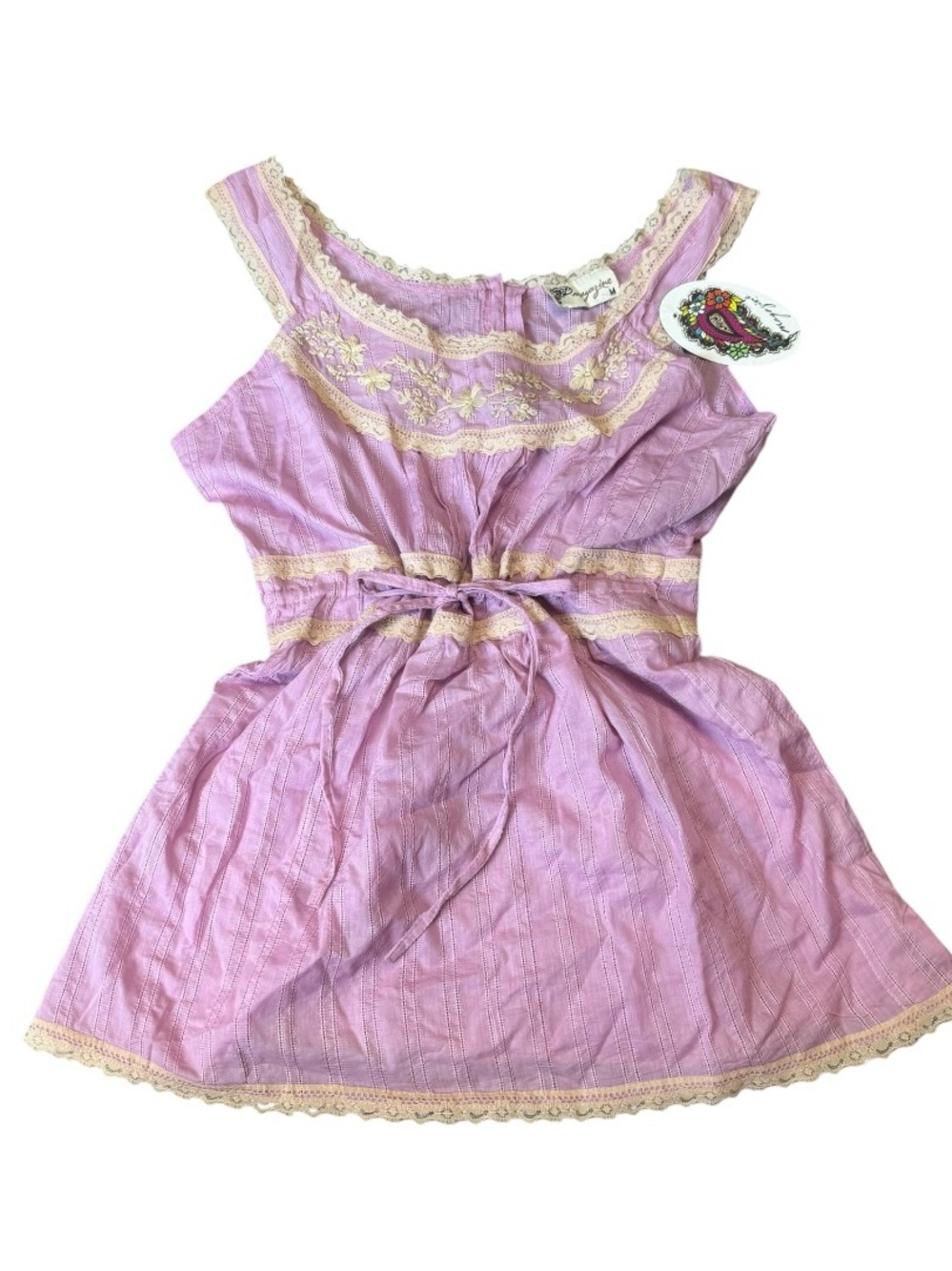 Lilac Lacey babydoll tank top
